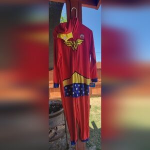 Wonder Woman ADULT Costume/Pagamas Red and Blue